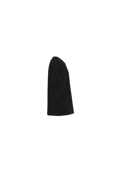 Siyah Kadın Yuvarlak Yaka T-Shirt